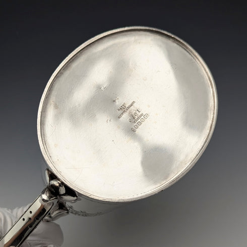 Circa 1900 British antique silver plate teapot Walker & Hall